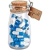 12pcs 3.4oz Small Glass Jars with Lids, 100ml Candy Jars Potion Bottles with Cork, Mini Jars Set for Party Wedding Favors Halloween Décor