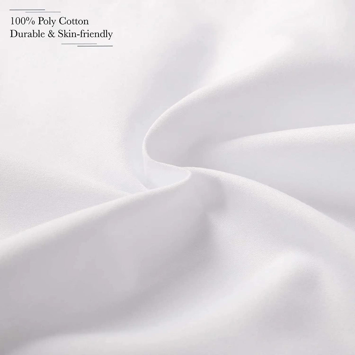 Fixwal Throw Pillow Inserts Set of 4, 18 x 18 Inch Insert White Pillow Forms Soft Microfiber Filled Pillow Inserts for Decorative Pillow Covers Cushion Bed Couch and Sofa