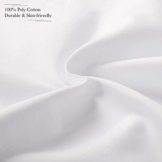 Fixwal Throw Pillow Inserts Set of 4, 18 x 18 Inch Insert White Pillow Forms Soft Microfiber Filled Pillow Inserts for Decorative Pillow Covers Cushion Bed Couch and Sofa