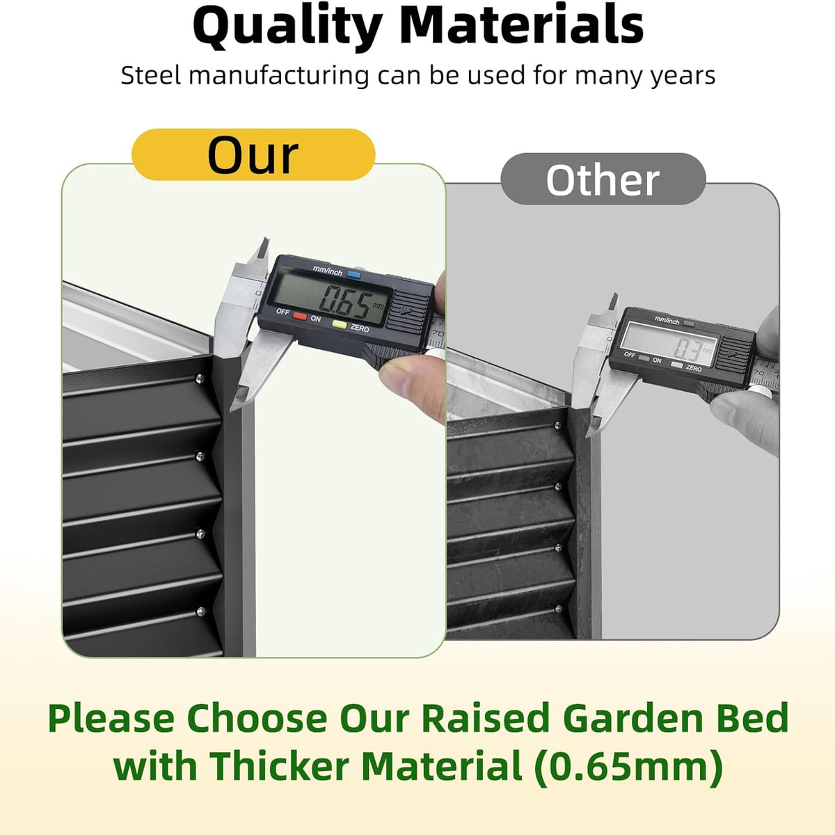 4x2x1ft(2 Pack) Black Metal Raised Garden Beds, Thickened Color Steel Planter Box for Outdoor Vegetables & Flowers, 48" L x 24" W x 12" H