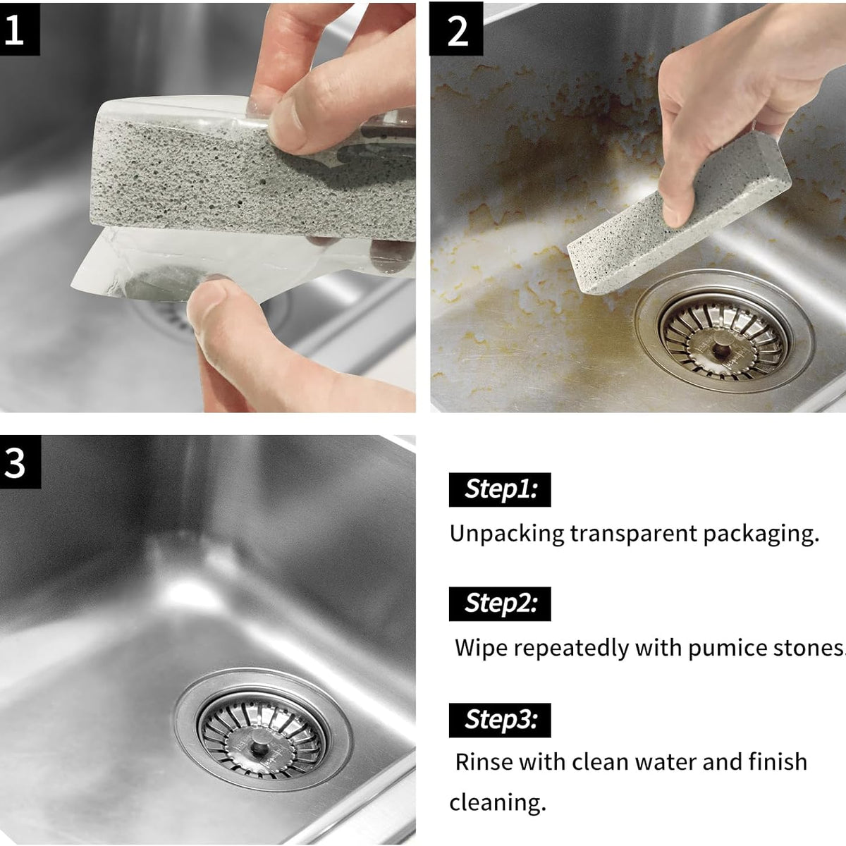HongWay 36 Pack Pumice Stones for Toilet Cleaning Bowl Stick,Pumice Scouring Pad Pumice Stick Cleaner for Cleaning Toilet, Bathtubs, Kitchen Sink, Grill, Household (5.9 x 1.4 x 0.9 Inches)