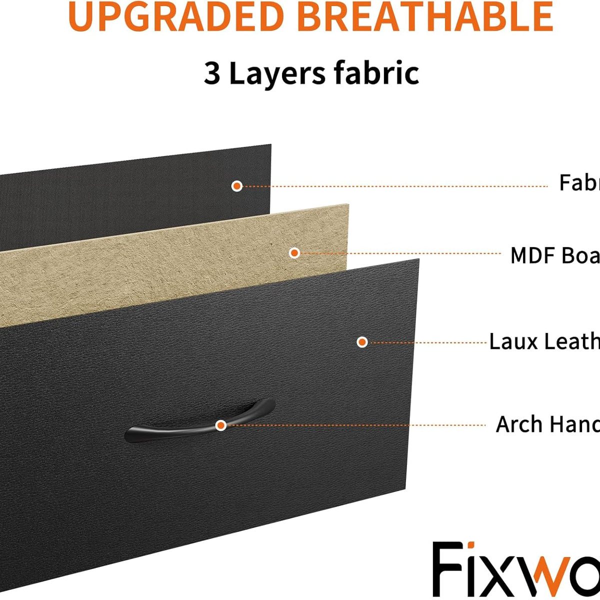 Fixwal Black Tall Skinny Dresser for Bedroom, Narrow Storage Dresser Organizer with 7 Fabric Drawers, Nightstand Furniture in Closet, Entryway, Hallway