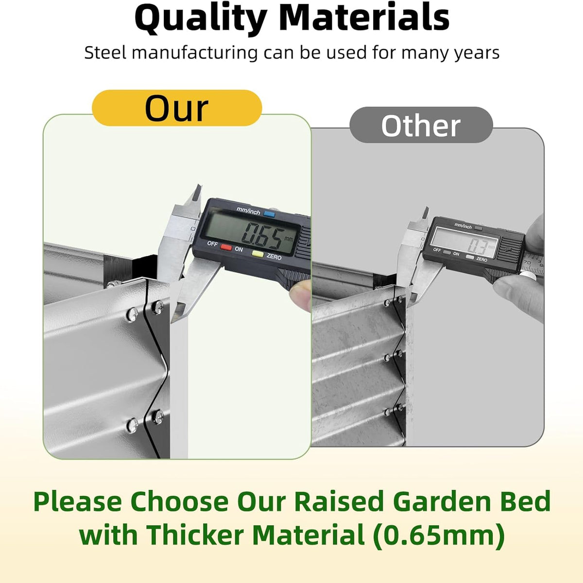 6x3x1ft(2 Pack) Galvanized Raised Garden Beds, Thickened Metal Planter Box for Outdoor Vegetables & Flowers, 72" L x 36" W x 12" H
