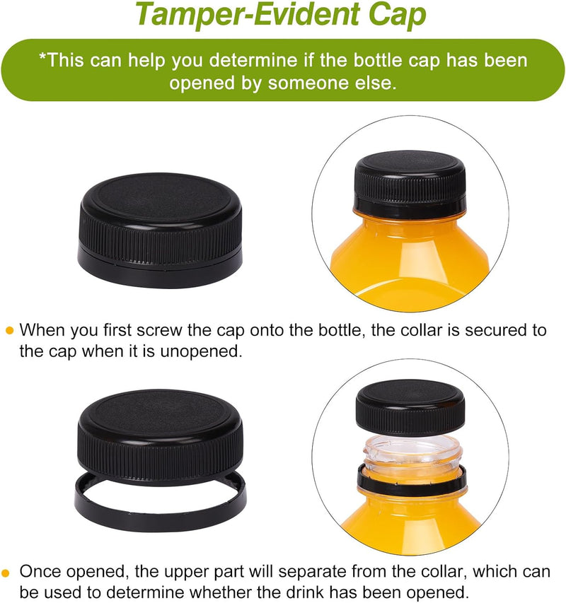 150pcs Juice Bottles with Caps, 4oz Plastic Containers with Lids Empty Reusable Clear Ginger Shots Bottles with Label, Funnel, and Brush Beverage for Juicing, Smoothies, Drinking, Fridge