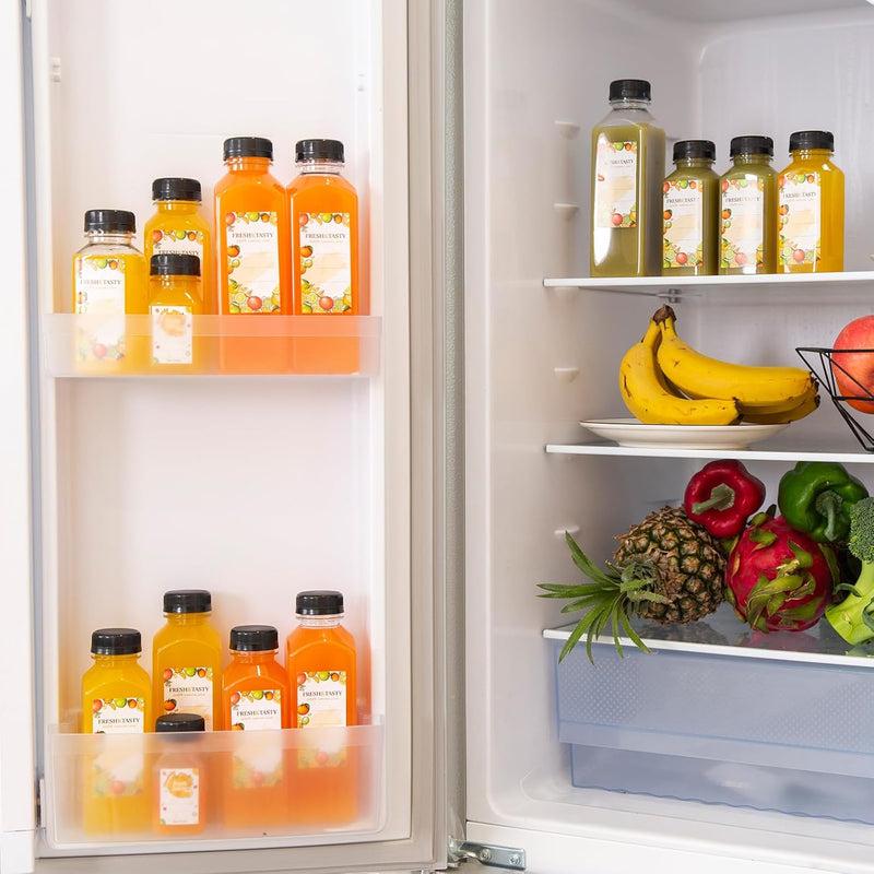 45pcs Juice Bottles, 12oz Reusable Juice Bottles with Caps and Labels, Funnel, Brush Beverage Containers for Juicing, Smoothies, Tea, Milk