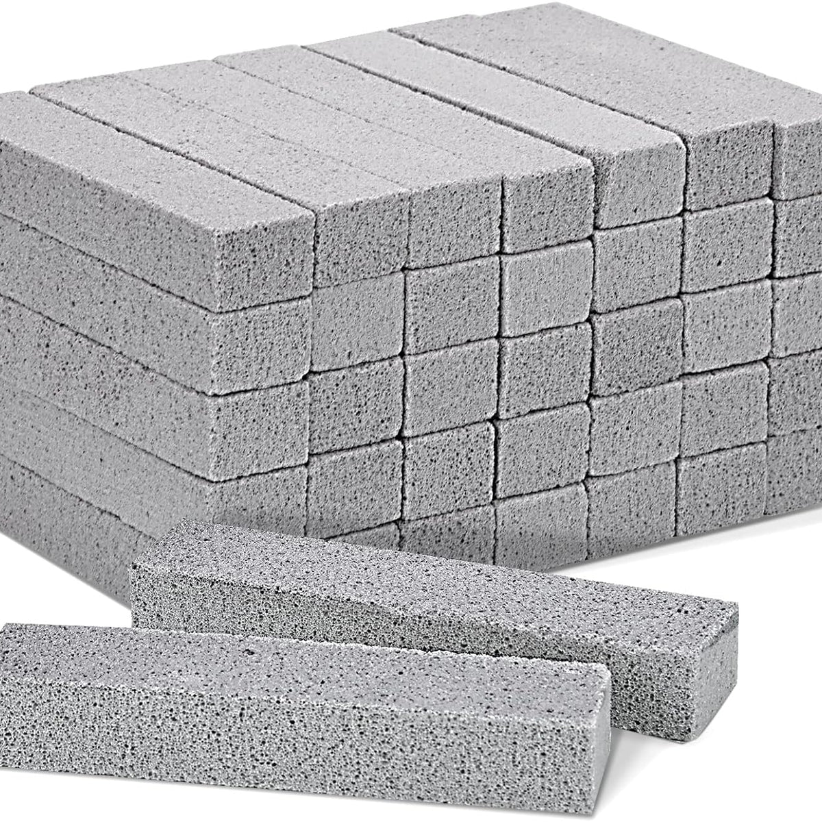 HongWay 36 Pack Pumice Stones for Toilet Cleaning Bowl Stick,Pumice Scouring Pad Pumice Stick Cleaner for Cleaning Toilet, Bathtubs, Kitchen Sink, Grill, Household (5.9 x 1.4 x 0.9 Inches)